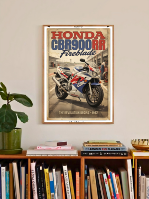 Honda CBR900RR | Cars & Bikes | Automotive Poster