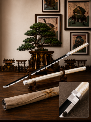 Inosuke Wooden Katana Sword - Demon Slayer Replica