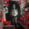 Itachi Naruto Tapestry wall art