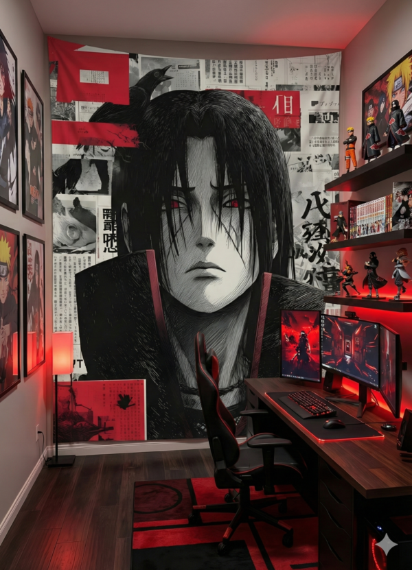Itachi Naruto Tapestry wall art