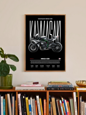 Kawasaki Ninja-H2R | Cars & Bikes | Automotive Poster