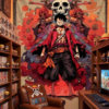 Luffy One Piece Tapestry featuring Monkey D Luffy