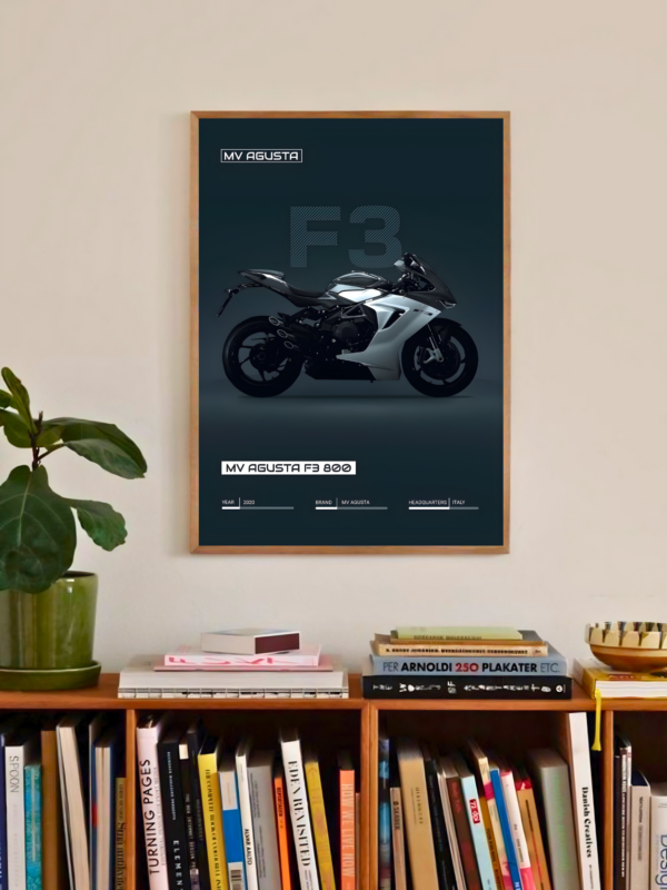 MV Agusta-F3-800 | Cars & Bikes | Automotive Poster