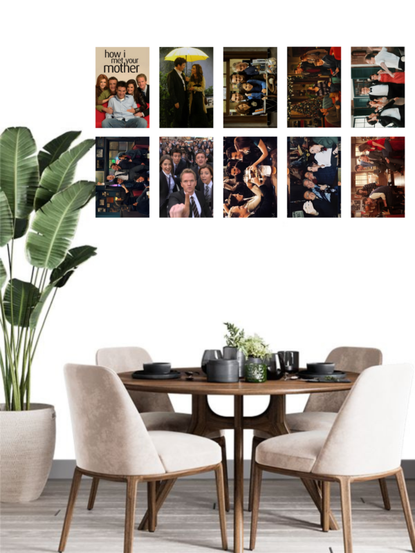 How I Met Your Mother poster set of 10 - A5 wall art collection