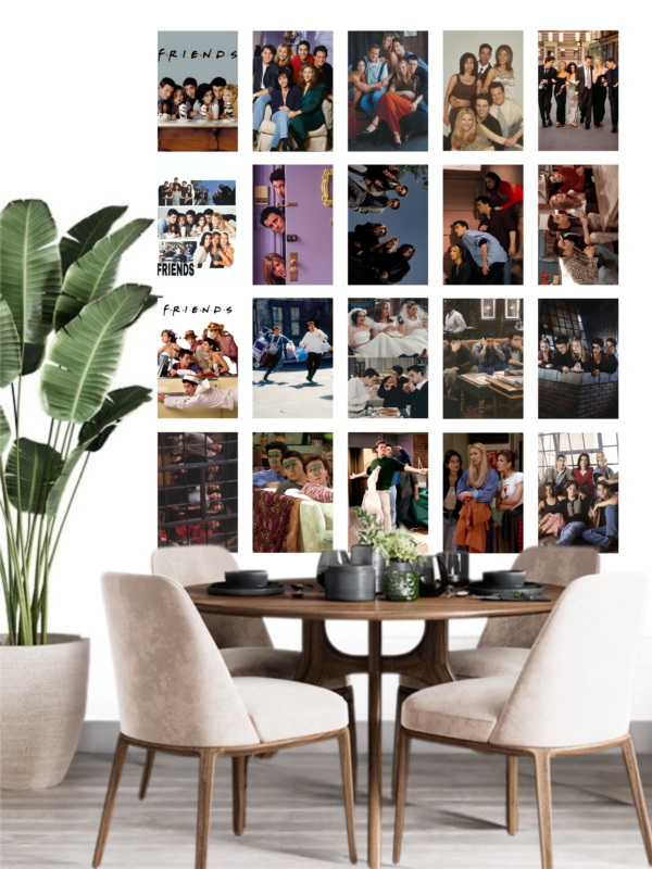 Friends TV series poster set of 20 - A5 wall art collection