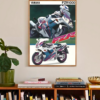 Yamaha FZR1000 poster - automotive wall art print