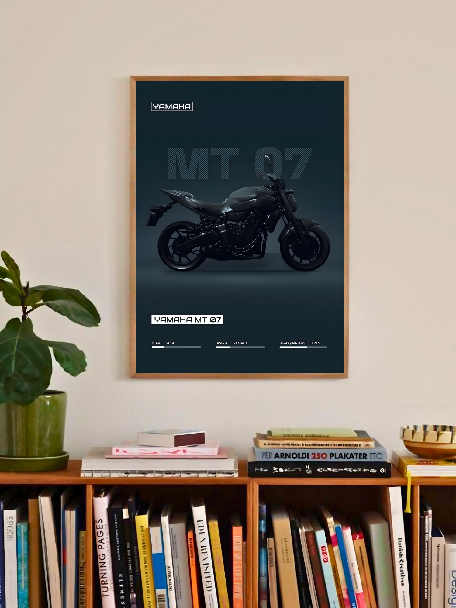 Yamaha MT07 | Cars & Bikes | Automotive Poster 1 Yamaha MT07 | Cars & Bikes | Automotive Poster