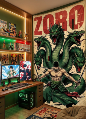 Zoro Hydra Tapestry One Piece