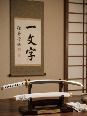 Zoro Wado Ichimonji LED Katana Sword - Light-Up Replica