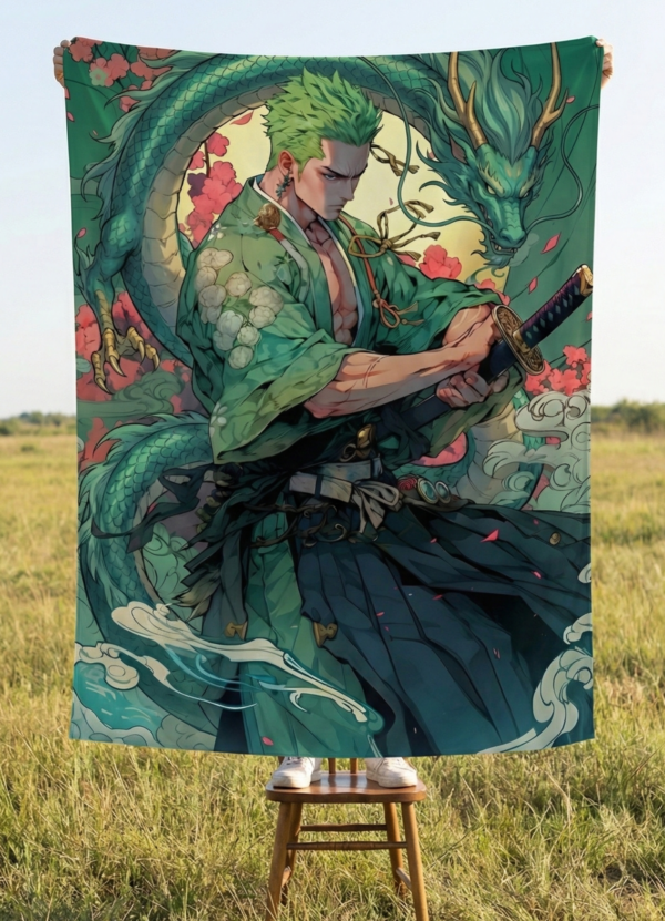 Wandering Zoro Tapestry One Piece wall art